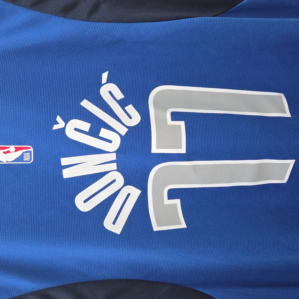 Luka Doncic Men's 2XL Fanatics Blue NBA Basketball Dallas Mavericks Jersey - Picture 7 of 12